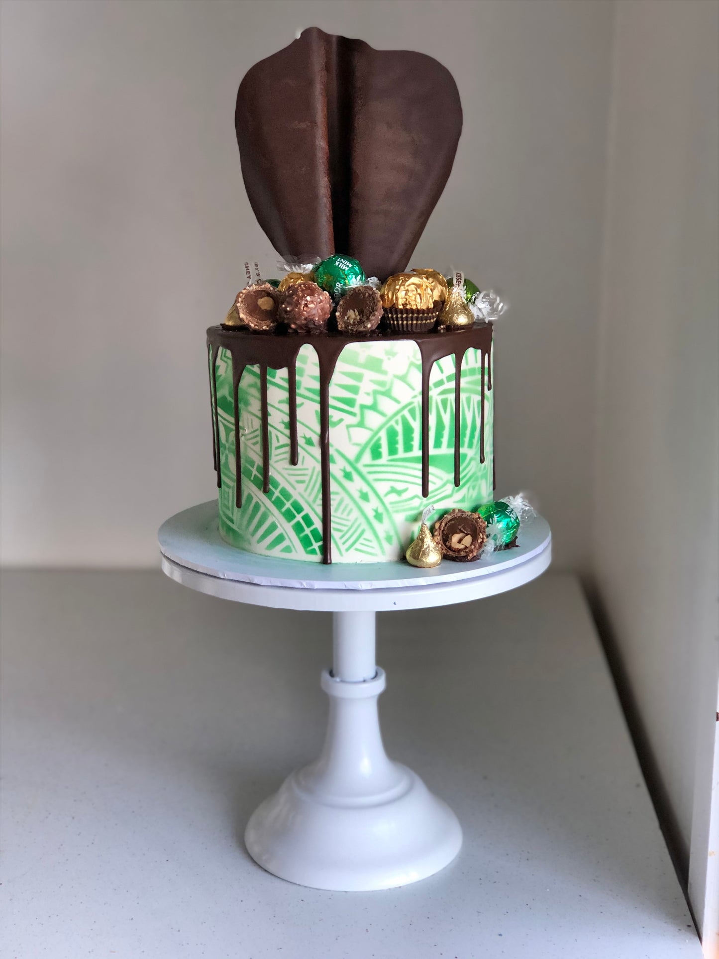 Island pattern cakes