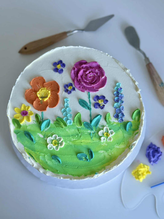 Buttercream and bubbles - Cake painting class! - Saturday 18th October, 1-2:30pm