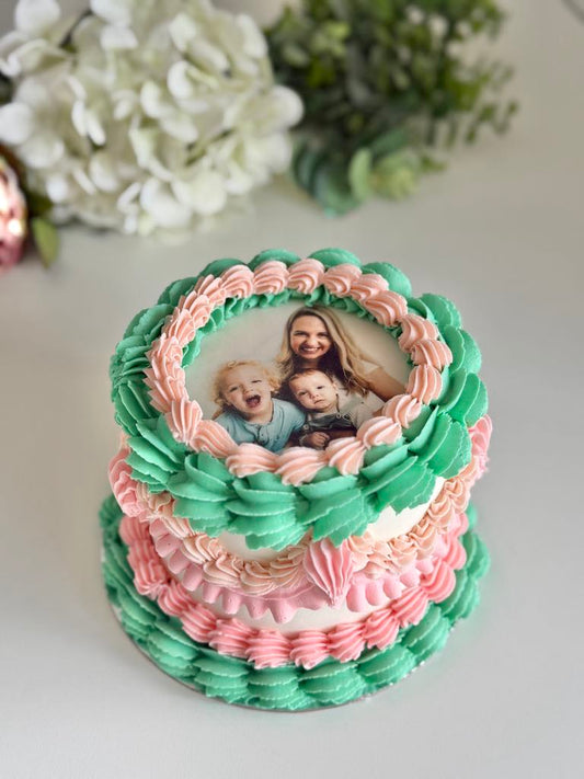 Mothers Day vintage cake