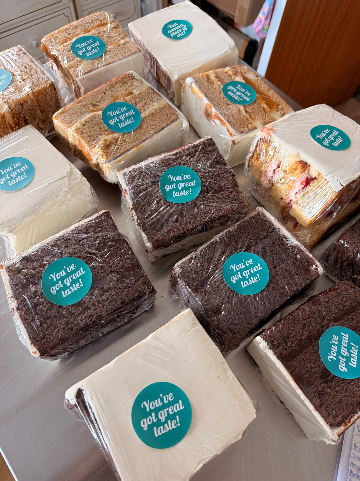 Giant cake slices!