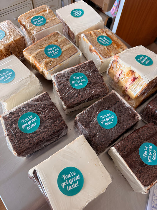 Giant cake slices!