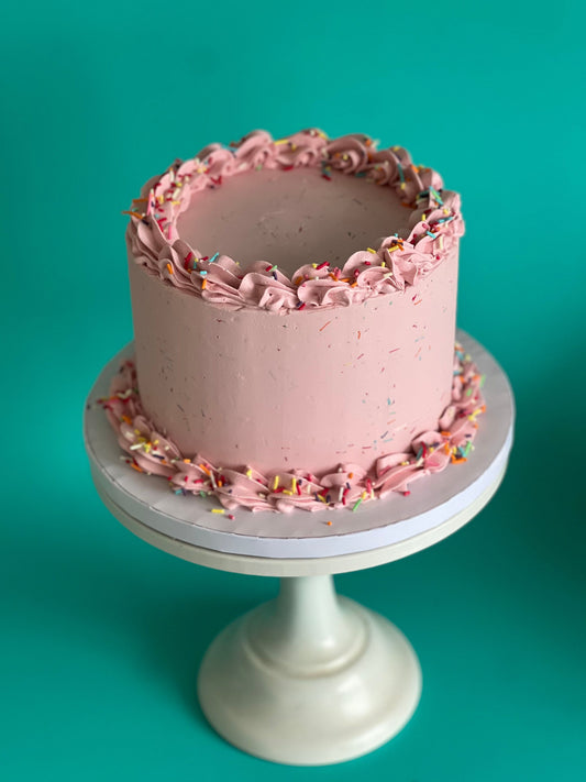 Sprinkle party cake